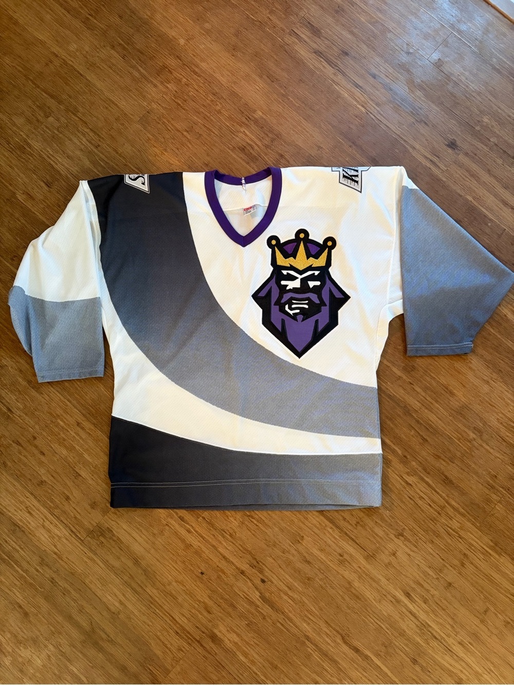 NHL Vintage 90s CCM RARE Los Angeles Kings Burger King Alternate Jersey Size M